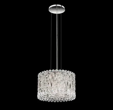 Schonbek Sarella Eight Light Mini Pendant in Black – RS8345N-51R