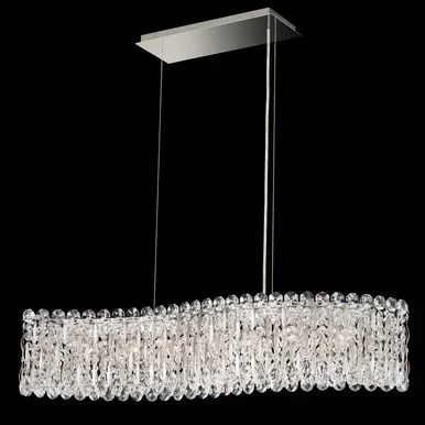 Schonbek Sarella Seven Light Linear Pendant in Black – RS8346N-51R