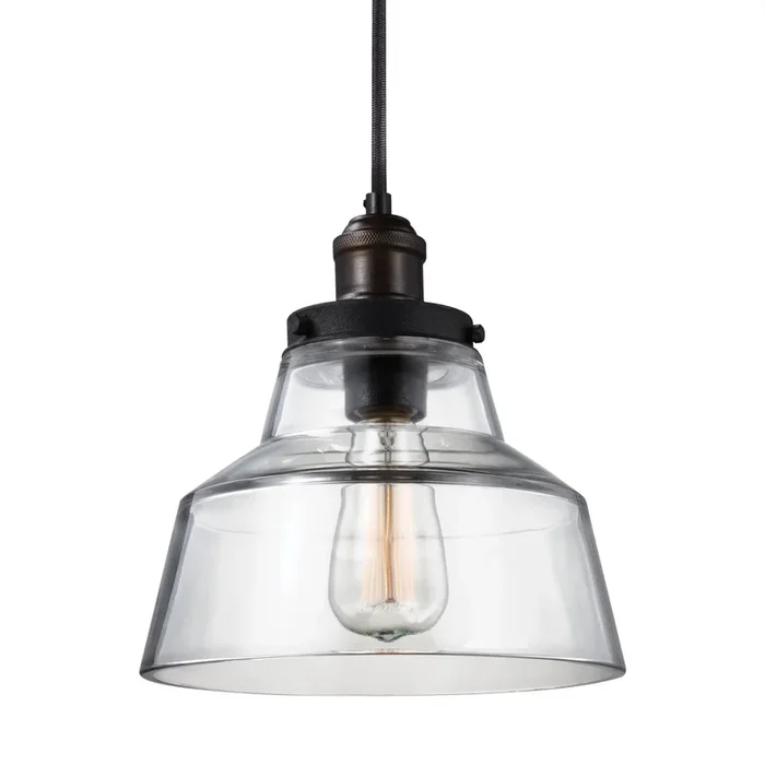 Sean Lavin Baskin Chimney Pendant in Painted Aged Brass / Dark Weathered ZincP1348PAGB/DWZ