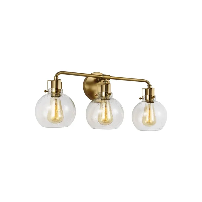 Sean Lavin Clara 3 – Light Vanity in Burnished BrassVS24403BBS