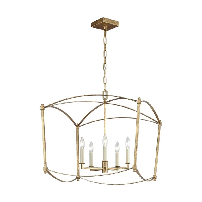 Sean Lavin Thayer Wide Lantern in Antique GildF3325/5ADB