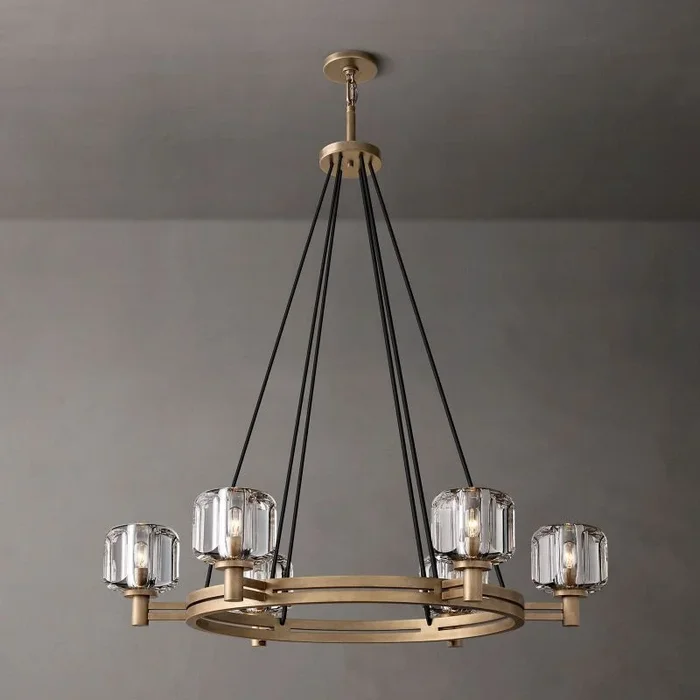 Sebendek Round Chandelier 36″LL-CPGX1011-111
