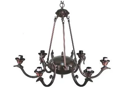 Six Light Chandelier Hardware802269