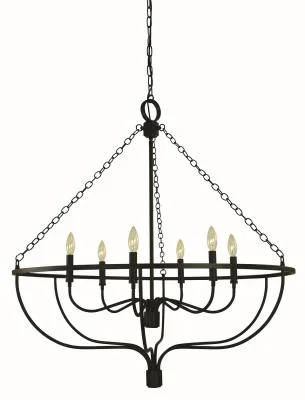Six Light Chandelier2040365