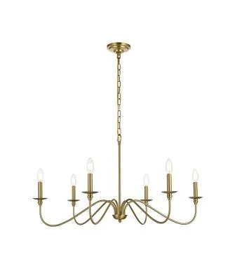 Six Light Chandelier6282144