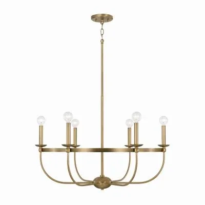 Six Light Chandelier6357922