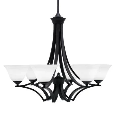 Six Light Chandelier8681378