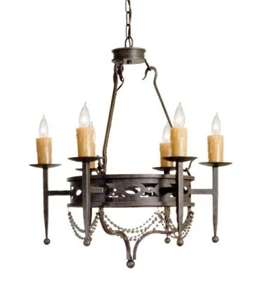 Six Light Chandelier9637295
