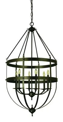 Six Light Foyer Chandelier298604