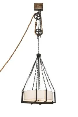 Six Light Inverted Pendant035023