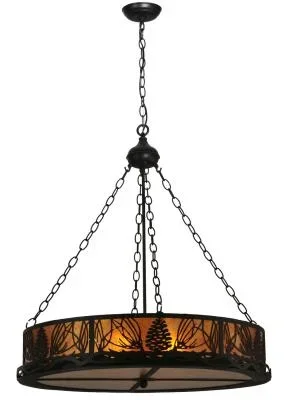 Six Light Inverted Pendant043037