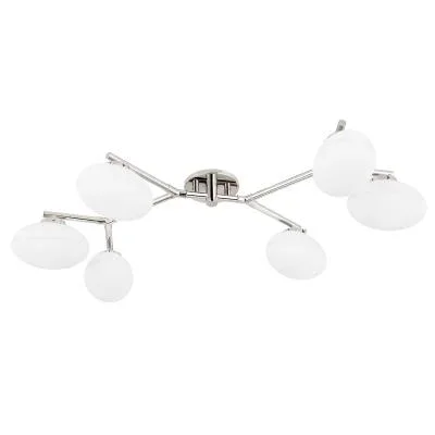 Six Light Semi Flush Mount6954586