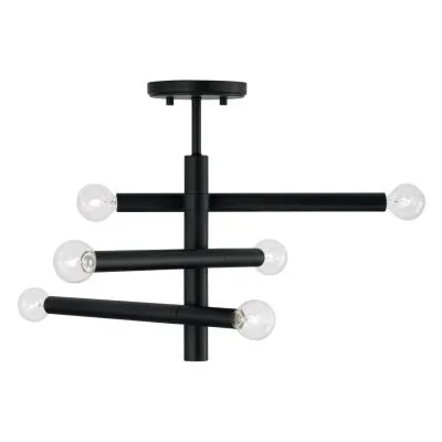 Six Light Semi Flush Mount8059009