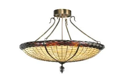 Six Light Semi-Flushmount575554