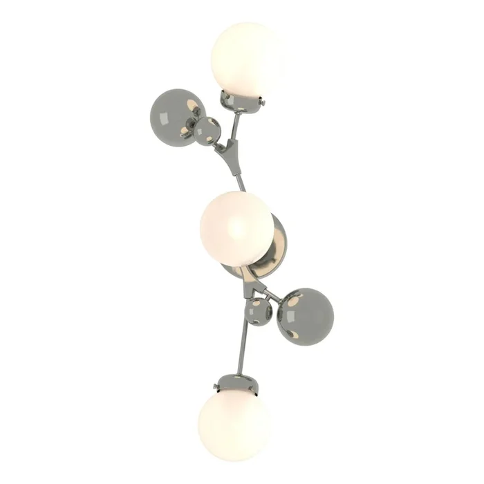 Sprig Sconce 3-Light Opal Glass (GG) in Sterling206050-SKT-85-GG0629