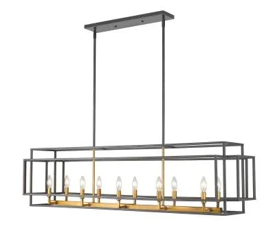 Ten Light Linear Chandelier439919
