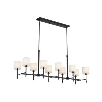 Ten Light Linear Chandelier4618947