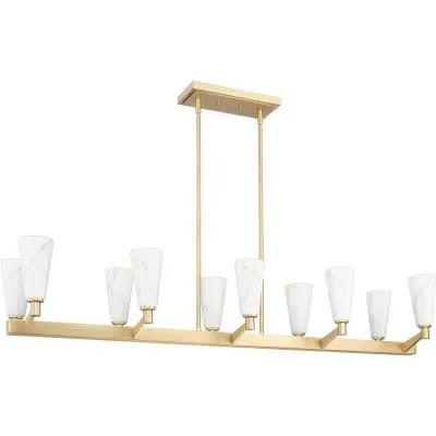Ten Light Linear Chandelier6417455