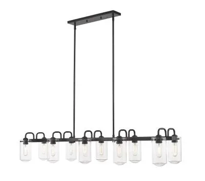Ten Light Linear Chandelier872593