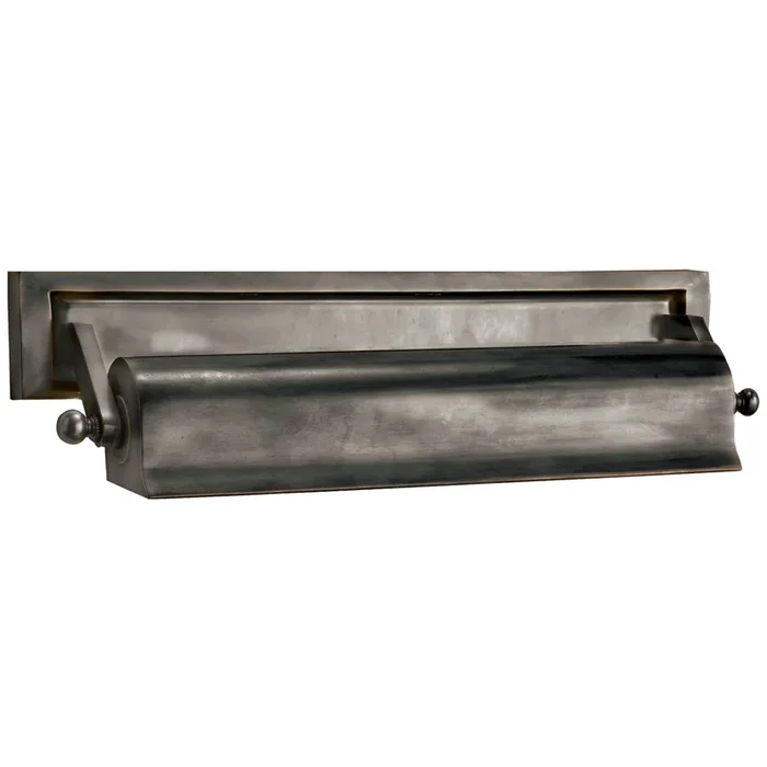 Thomas O’Brien Library 16″ Picture Light in Bronze Wall Light W17.5″ x H4″TOB 2605BZ