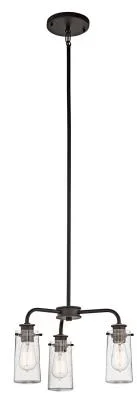 Three Light Chandelier/Semi Flush357688