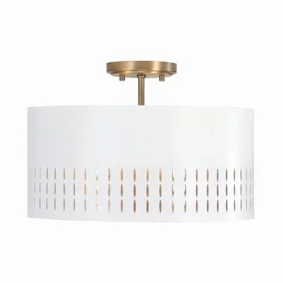Three Light Dual Mount Semi Flush/Pendant4378792