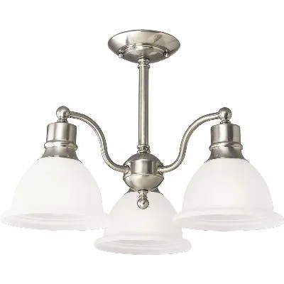 Three Light Flush Mount394185