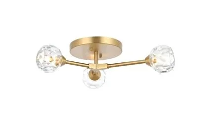 Three Light Flush Mount4536793