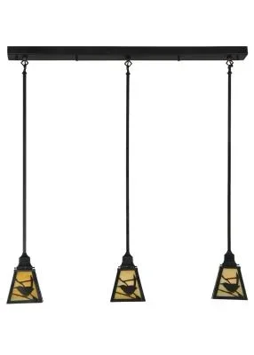 Three Light Island Pendant014513