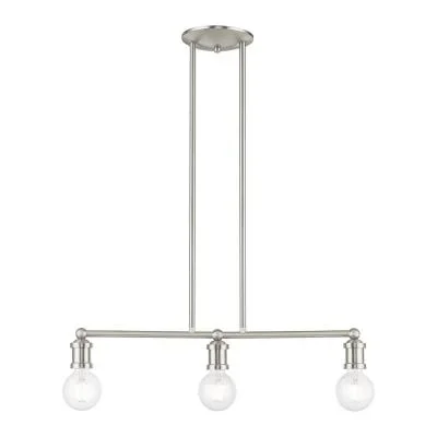 Three Light Linear Chandelier3707451