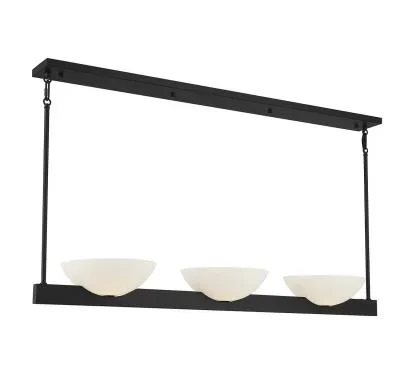 Three Light Linear Chandelier4604902