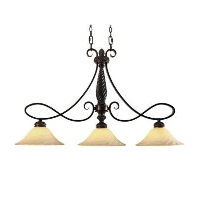 Three Light Linear Pendant086528