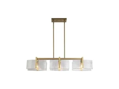 Three Light Linear Pendant9841098