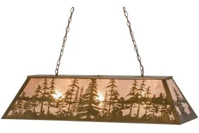 Three Light Oblong Pendant058806