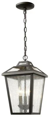 Three Light Outdoor Chain Mount Ceiling Fixture472173