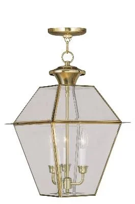 Three Light Outdoor Pendant443013