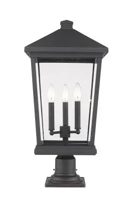 Three Light Outdoor Pier Mounted Fixture516165