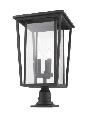 Three Light Outdoor Pier Mounted Fixture708153