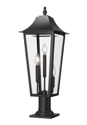 Three Light Outdoor Pier Mounted Fixture8150591