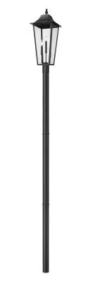 Three Light Outdoor Post Mount Fixture4902716