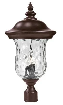 Three Light Outdoor Post Mount Fixture829121
