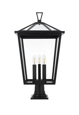 Three Light Outdoor Post Mount8264643
