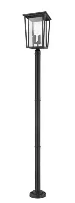 Three Light Outdoor Post Mounted Fixture596719