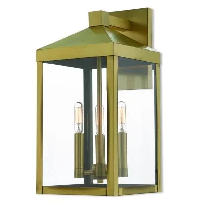 Three Light Outdoor Wall Lantern485686
