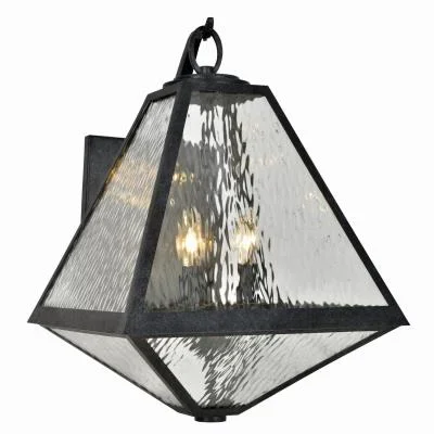 Three Light Outdoor Wall Sconce095598