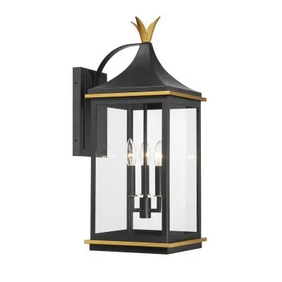 Three Light Outdoor Wall Sconce4893837