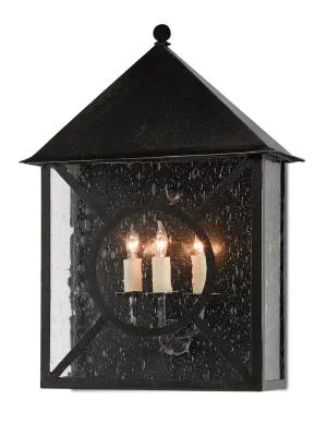 Three Light Outdoor Wall Sconce859391