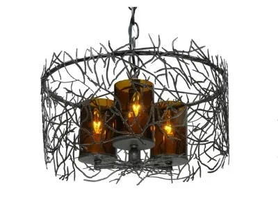 Three Light Pendant013104