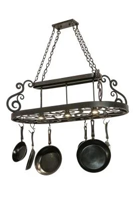 Three Light Pot Rack035215