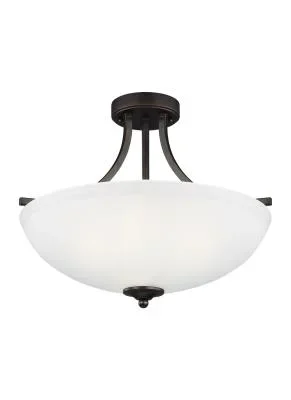 Three Light Semi-Flush Convertible Pendant880455